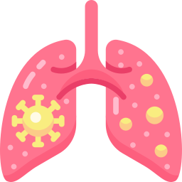pulmões infectados Ícone