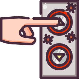 Elevator buttons icon