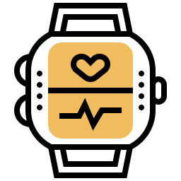 monitor de pulso cardiaco icono