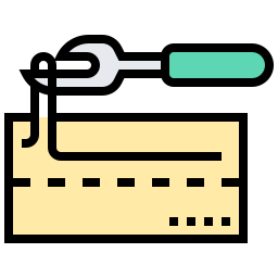 Seam ripper icon