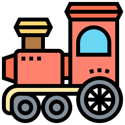 locomotora de vapor icono