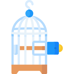 jaula de pájaros icono