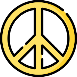 Peace symbol icon