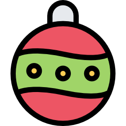 Christmas ball icon