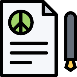 Peace treaty icon