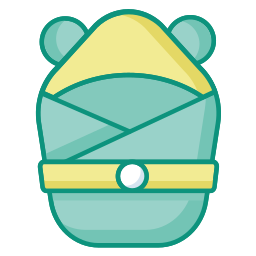Baby carrier icon