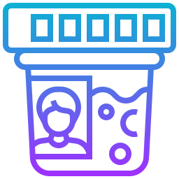 test d'urine Icône