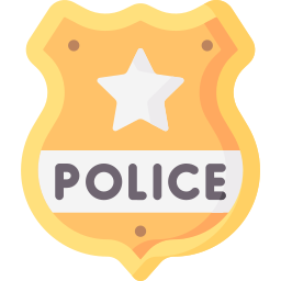 politie badge icoon