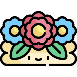 Flower crown icon