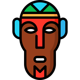 African mask icon