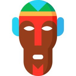 African mask icon