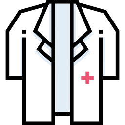 płaszcz lekarza ikona