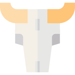 Bull skull icon