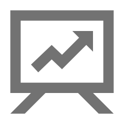 Growth graph icon