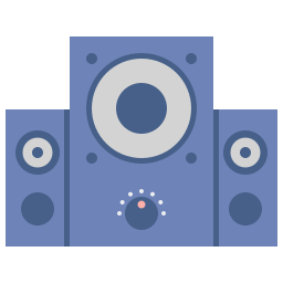 system głośników ikona
