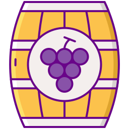 barril de vino icono