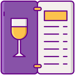 Wine menu icon