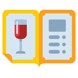 Wine menu icon