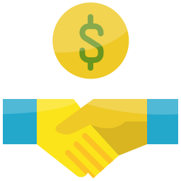 Business partnership icon