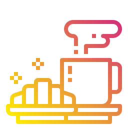 Hot coffee icon