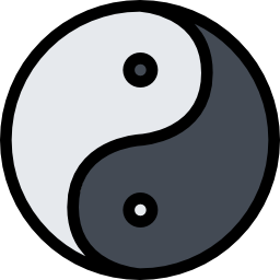 yin yang ikona