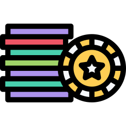 Poker chip icon