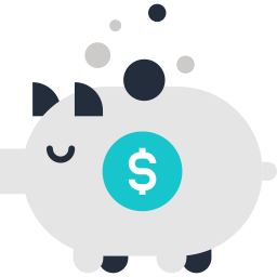 Piggy bank icon