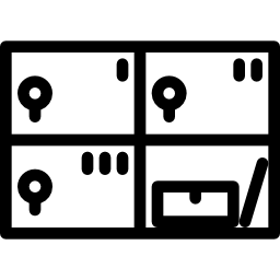 Safe boxes icon