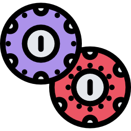 Poker chip icon