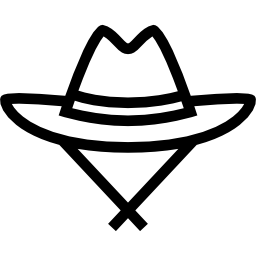 sombrero de vaquero icono