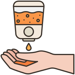 Hand sanitizer icon