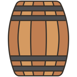 barril de vino icono