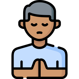 Praying icon