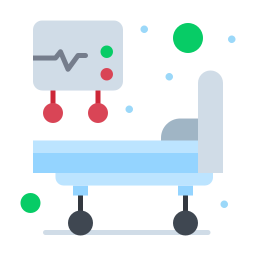 Hospital bed icon