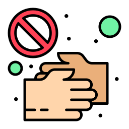 No handshake icon