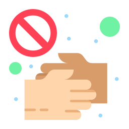 No handshake icon