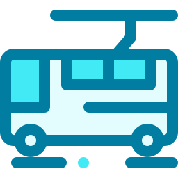 autobús electrico icono