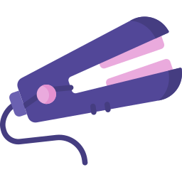 Hair straightener icon