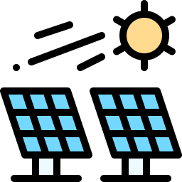 Solar panel icon