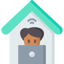 Work from home icon