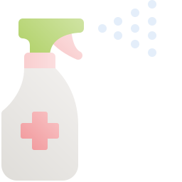 Cleaning spray icon