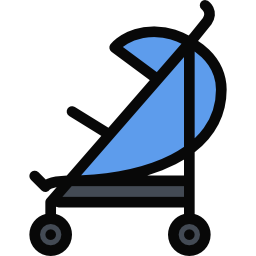 Детская коляска иконка