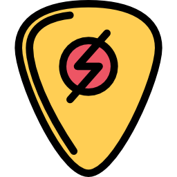 Guitar pick icon