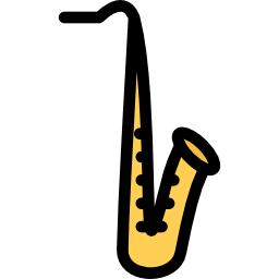 saxofón icono