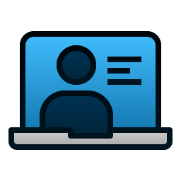 Online learning icon