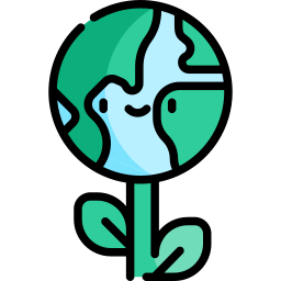 Green earth icon