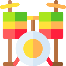 Барабанная установка иконка