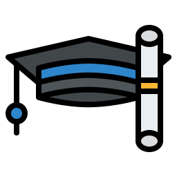 universitair diploma icoon