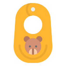 Baby bib icon