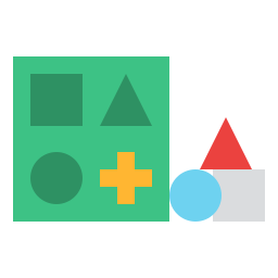 Toy block icon